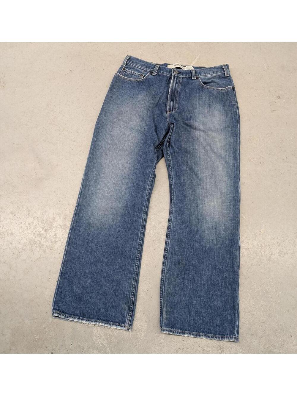 Vintage 90s Gap Boot Fit Wide Leg USA Blue Denim Jeans